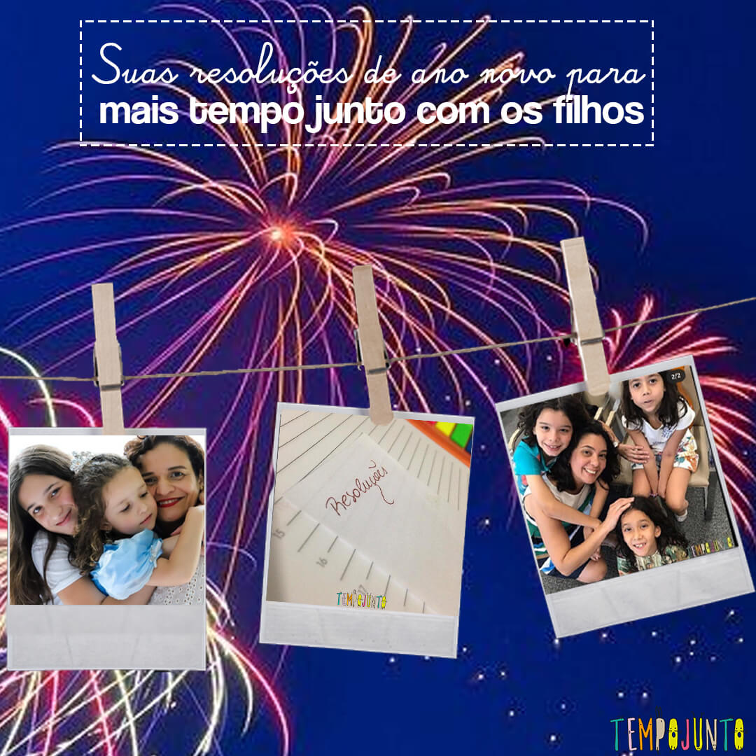 Resoluções de ano novo para você e seus filhos em 2020